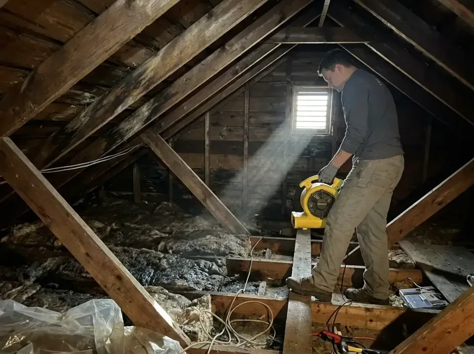 attic-water-damage-drying-proc-007 — frequently asked questions, Emergency Water Extraction & 24/7 Flood Response in Union C…